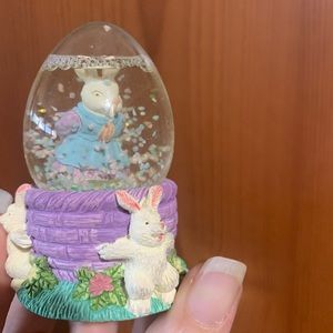 Easter Snow Globe